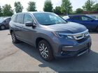 2021 Honda Pilot Awd Ex-l Gray vin: 5FNYF6H56MB101443