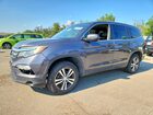 2018 Honda Pilot Exl Gray vin: 5FNYF6H57JB017935