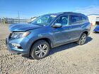 2018 Honda Pilot Exl Blue vin: 5FNYF6H57JB025291