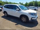 2019 Honda Pilot Ex-l White vin: 5FNYF6H57KB022117