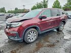 2021 Honda Pilot Exl Burgundy vin: 5FNYF6H59MB017374