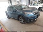2022 Honda Pilot Awd Touring 7 Passenger Blue vin: 5FNYF6H61NB024216