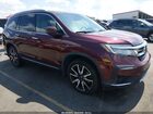 2022 Honda Pilot Awd Touring 8 Passenger Red vin: 5FNYF6H91NB012237