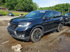 2021 Honda Passport Sport Black vin: 5FNYF7H26MB014508