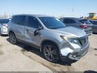 2021 Honda Passport 2wd Ex-l Silver vin: 5FNYF7H56MB008265