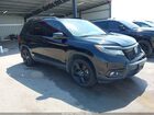 2019 Honda Passport Elite Черный vin: 5FNYF8H0XKB005764