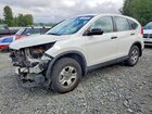 2016 Honda Cr-v Lx White vin: 5J6RM4H38GL005113