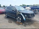 2016 Honda Cr-v Touring Black vin: 5J6RM4H95GL110647