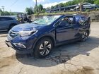2016 Honda Cr-v Touring Blue vin: 5J6RM4H9XGL078780