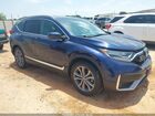2020 Honda Cr-v 2wd Touring Blue vin: 5J6RW1H93LL002806