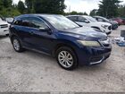 2016 Acura Rdx Technology   Acurawatch Plus Packages/technology Package Blue vin: 5J8TB4H54GL024648