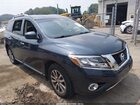 2016 Nissan Pathfinder Sv Light Blue vin: 5N1AR2MM1GC662774