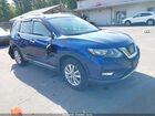 2017 Nissan Rogue Sl Blue vin: 5N1AT2MT7HC888666