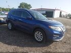 2017 Nissan Rogue Sv Blue vin: 5N1AT2MV2HC833124