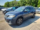 2016 Nissan Rogue Sl Blue vin: 5N1AT2MV4GC865829