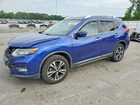 2017 Nissan Rogue Sl Blue vin: 5N1AT2MV4HC847185