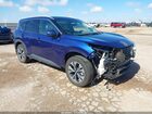 2021 Nissan Rogue Sv Fwd Синий vin: 5N1AT3BA9MC804591
