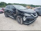 2021 Nissan Murano Sv Intelligent Awd Black vin: 5N1AZ2BS5MC131512