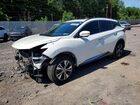 2019 Nissan Murano Sv White vin: 5N1AZ2MS4KN125702