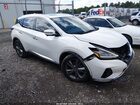 2019 Nissan Murano Platinum White vin: 5N1AZ2MS5KN104826