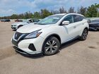 2019 Nissan Murano Sv White vin: 5N1AZ2MS7KN120266