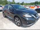 2019 Nissan Murano Sv Black vin: 5N1AZ2MSXKN119922