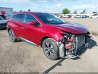 2019 Nissan Murano S Red vin: 5N1AZ2MSXKN140575