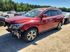 2017 Nissan Pathfinder Sl Red vin: 5N1DR2MM1HC642720