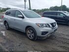 2018 Nissan Pathfinder Sv Silver vin: 5N1DR2MM8JC642056