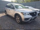 2019 Nissan Pathfinder Sl Серебряный vin: 5N1DR2MMXKC615555