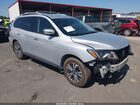 2017 Nissan Pathfinder S Silver vin: 5N1DR2MN0HC683705