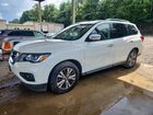 2019 Nissan Pathfinder Sv White vin: 5N1DR2MN2KC610875