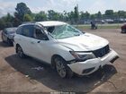 2017 Nissan Pathfinder Sv White vin: 5N1DR2MN4HC632403