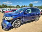 2017 Nissan Pathfinder Sv Blue vin: 5N1DR2MN7HC689047