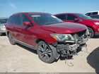 2017 Nissan Pathfinder Platinum Red vin: 5N1DR2MN8HC662486