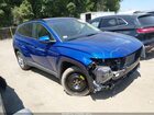 2022 Hyundai Tucson Sel Blue vin: 5NMJBCAE2NH145509