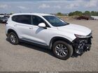2019 Hyundai Santa Fe Se White vin: 5NMS2CAD2KH031176
