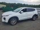2019 Hyundai Santa Fe Se White vin: 5NMS2CAD2KH117331