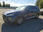 2019 Hyundai Santa Fe Se Blue vin: 5NMS2CAD7KH110715