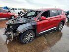 2019 Hyundai Santa Fe Se Red vin: 5NMS2CAD9KH086448