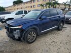 2019 Hyundai Santa Fe Sel Plus 2.4l Blue vin: 5NMS33AD1KH024460