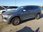 2019 Hyundai Santa Fe Sel 2.4l Gray vin: 5NMS33AD1KH107192