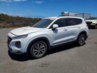 2019 Hyundai Santa Fe Sel White vin: 5NMS33AD2KH069729
