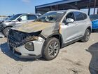 2019 Hyundai Santa Fe Sel Silver vin: 5NMS33AD5KH007497