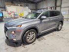 2019 Hyundai Santa Fe Sel 2.4l Gray vin: 5NMS33AD6KH049841