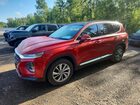 2019 Hyundai Santa Fe Sel Burgundy vin: 5NMS3CAA4KH090913