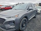 2019 Hyundai Santa Fe Gray vin: 5NMS3CAD2KH007912