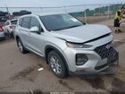 2019 Hyundai Santa Fe Sel Silver vin: 5NMS3CAD8KH127245