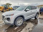2019 Hyundai Santa Fe Sel 2.4l Silver vin: 5NMS3CADXKH052287