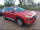2020 Hyundai Santa Fe Sel Red vin: 5NMS3CADXLH204344